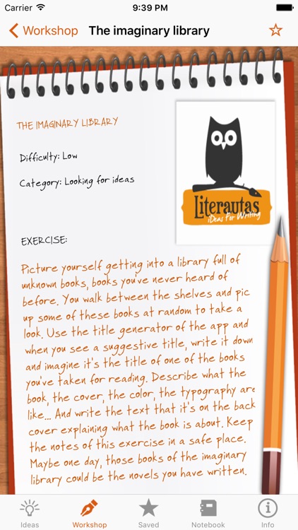 iDeas for Writing - Story Starter for your Book screenshot-3
