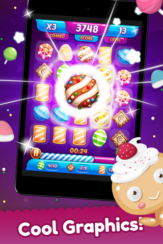 Candy Pop - Dessert & Donuts in Candyland screenshot 2