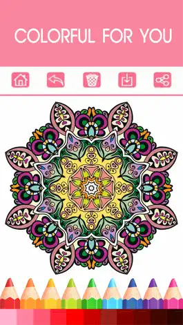 Game screenshot mandala coloring book - free adult colors therapy free stress relieving pages apk