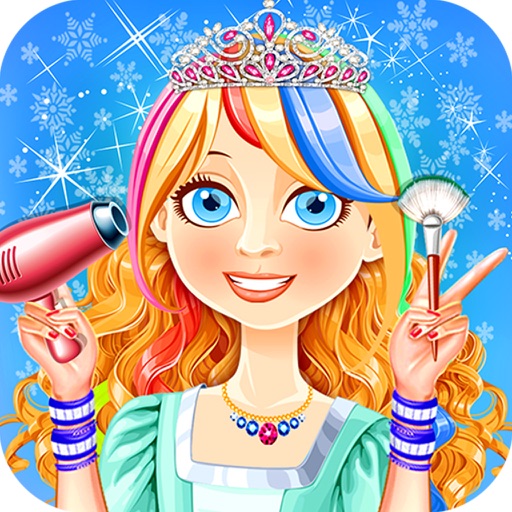 Snow Queen Hair Salon Icon