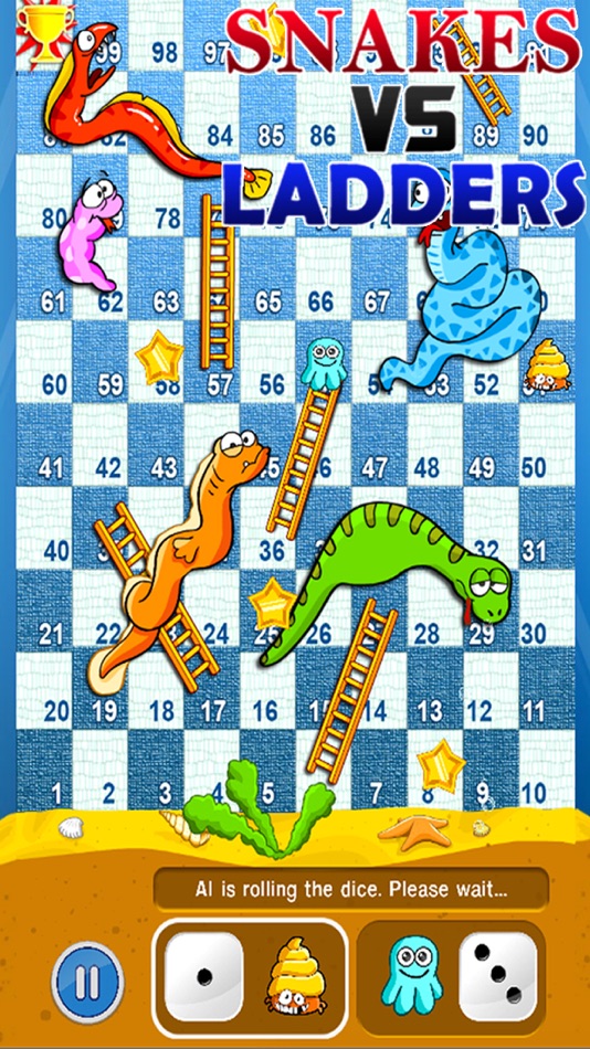 Snakes Vs Ladders - Free Snake Ladder Slither Game - 1.1 - (iOS)
