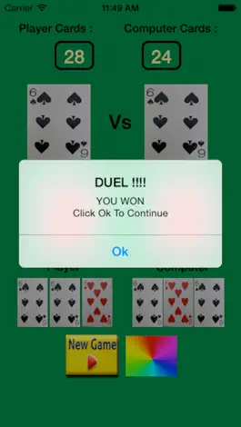 Game screenshot Cards War Free apk