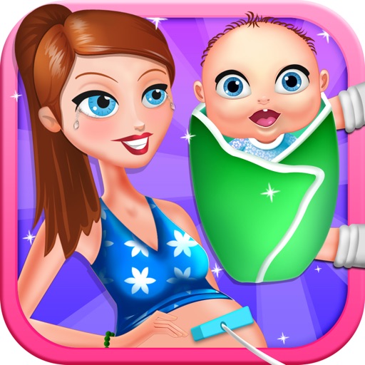 Mommy's Newborn Baby Birth Care Games & Ice Queen's Infant Child Doctor & Salon Icon