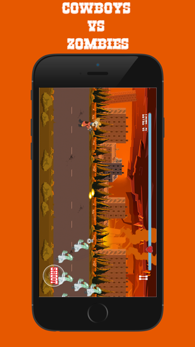 Screenshot #1 pour Cowboys Vs Zombies 1