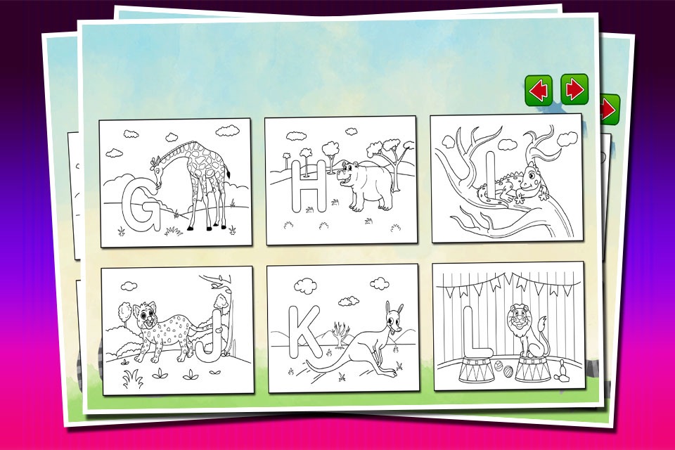 Learn ABC Alphabet Coloring Book screenshot 2
