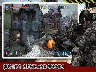 Screenshot 2 Sniper Shoot Guerra-Pistola Batalla de filmación: Una ciudad Contrato Clásico Killer Modern FPS juego iphone