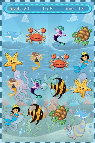 Match For Dora Mermaid Princess and Friends screenshot 4