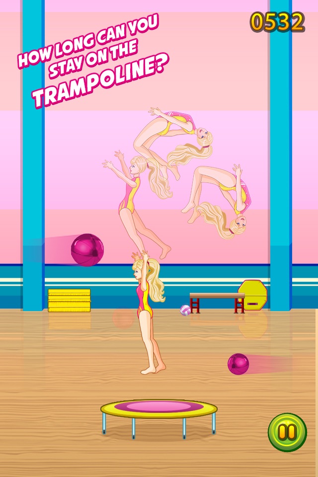 Amazing Princess Gymnastics Trampoline screenshot 2