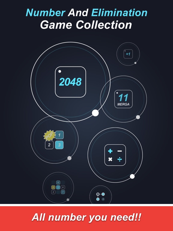 Screenshot #4 pour Number And Elimination Games - All available in one download
