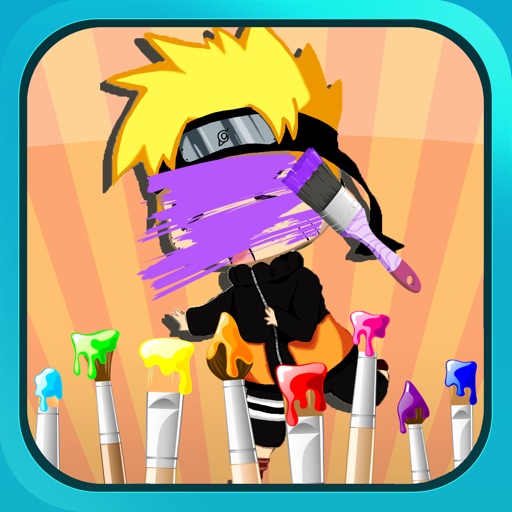 Coloring Kids Ninja Boruto edition Icon