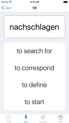 Game screenshot Daily German Verb hack