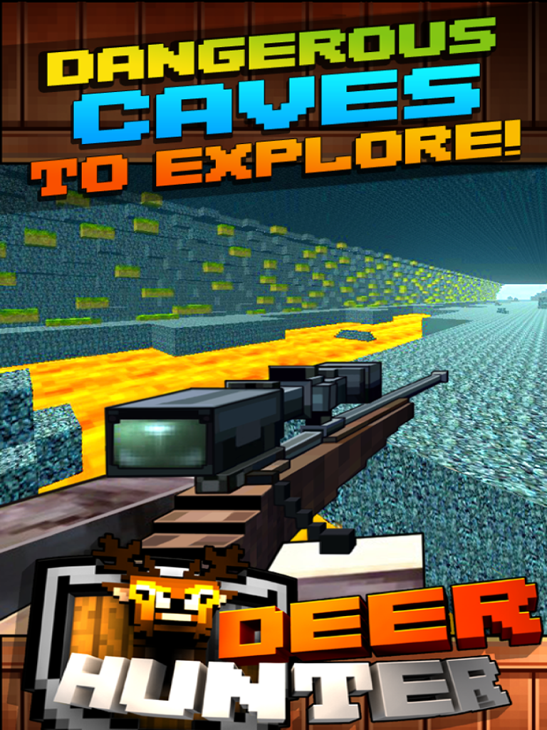 Wild Deer Hunt-ing Survival Pixel World 2016 - Mini Hunter