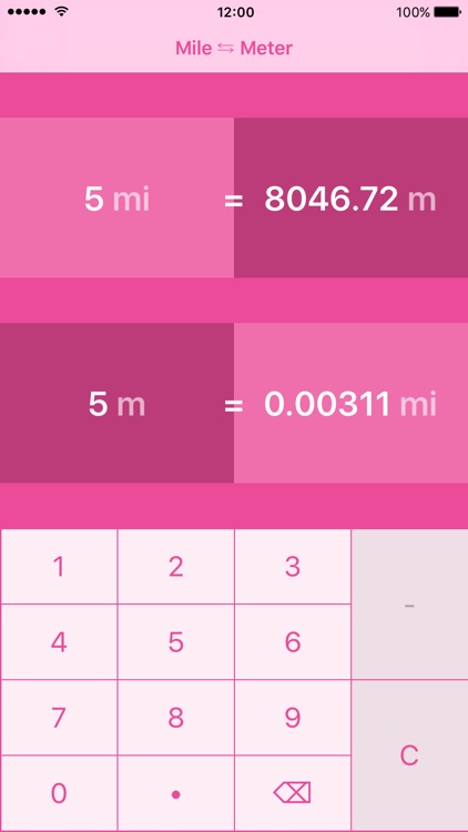 Miles to Meters | Mile to Meter | mi to m by Meta Technologies GmbH