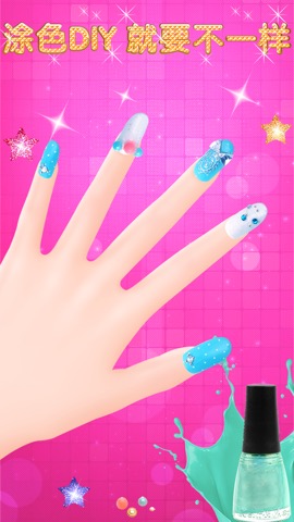 Nail Salon Booth - Princess Girls Color Makeupのおすすめ画像1