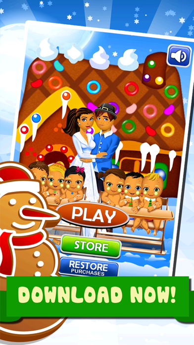Little Christmas Babies Doctor Salon -  Spa Cooking Food Kids Games for Girls! Screenshot