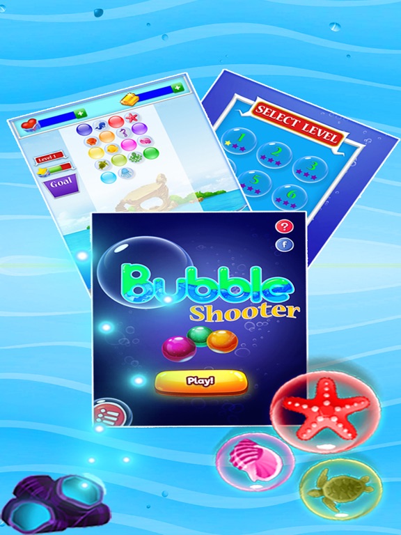 Screenshot #5 pour bubble shooter mermaid -   bubble game for kids