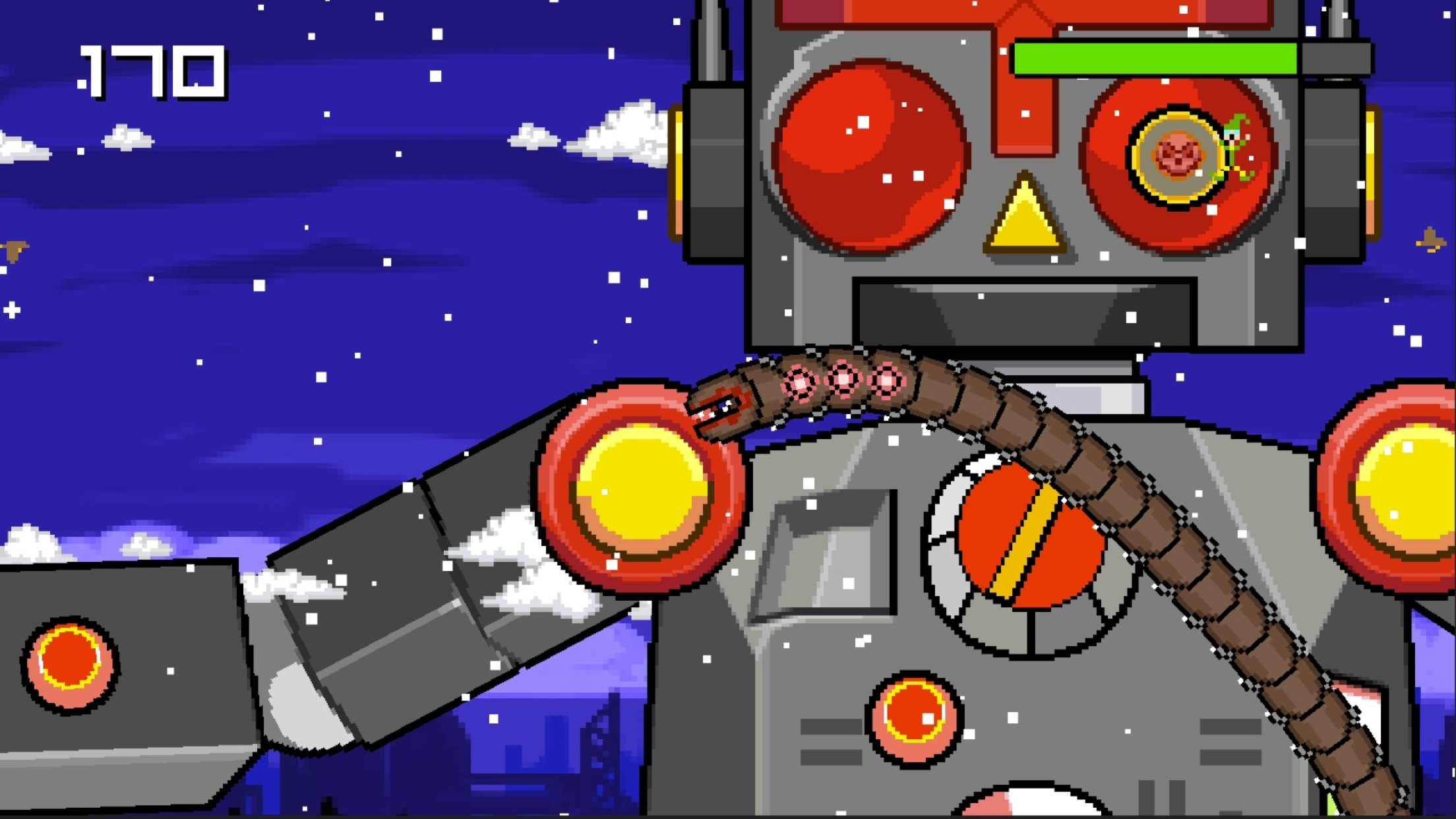 Super Mega Worm Vs Santa Saga screenshot 5