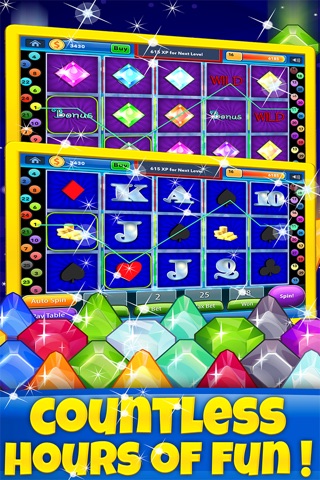 Jewel Slots Machines Las Vegas 3 - casino roulette with diamond double bonuses screenshot 4