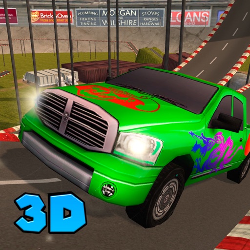 Crazy Car Stunts Racing 3D Icon