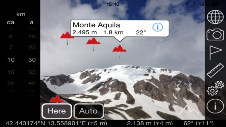 Mountains AR: the augmented reality