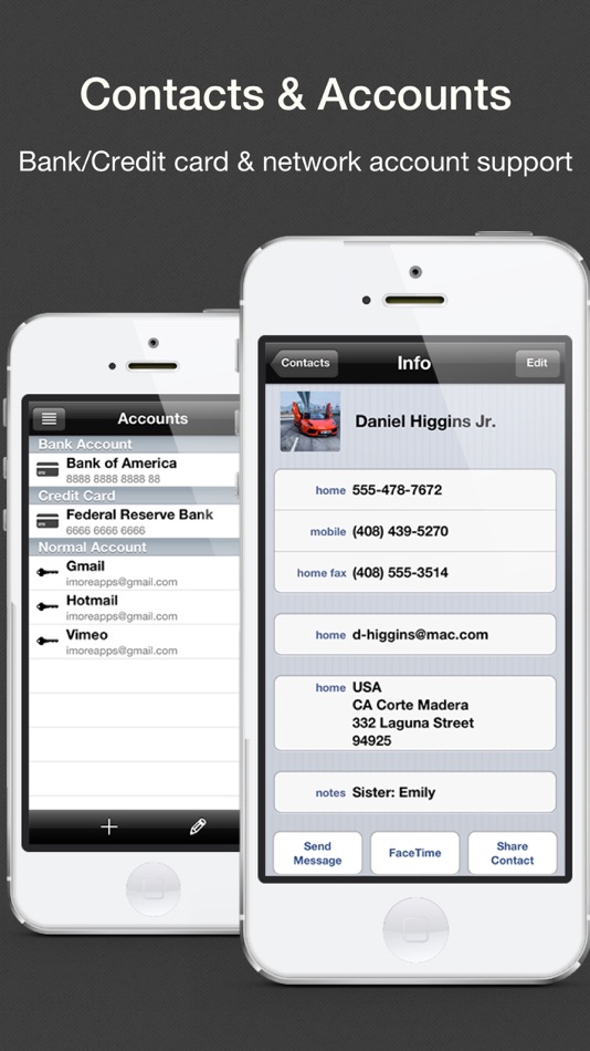 #3. Secrets Folder Pro (Lock your photos, videos, contacts, accounts, notes and browser) (iOS) 由: 晓飞 李