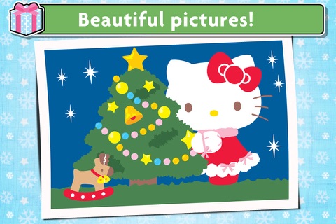 Christmas Puzzles: Hello Kitty screenshot 2