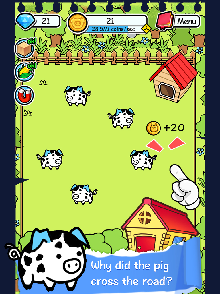 Pig Evolution | Tap Coins of the Family Farm Story Day and Piggy Clicker Game screenshot 6