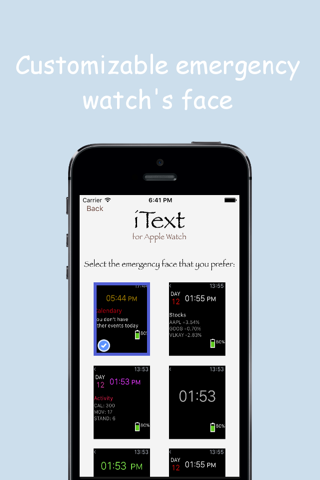 iText for Apple Watch screenshot 3