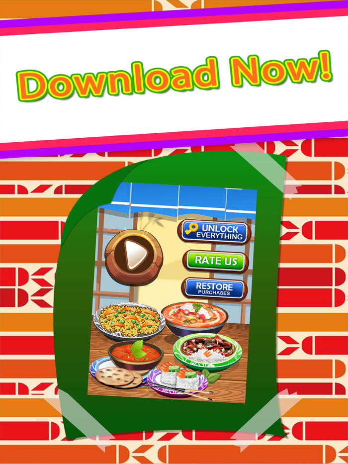 Asian Food Maker Salon - Fun School Lunch Making and Cooking Games for Boys Girls