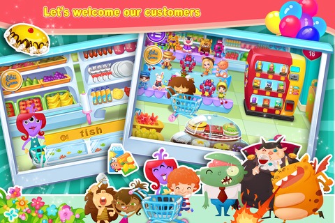 Candy's Supermarket - Kids Educational Gamesのおすすめ画像2