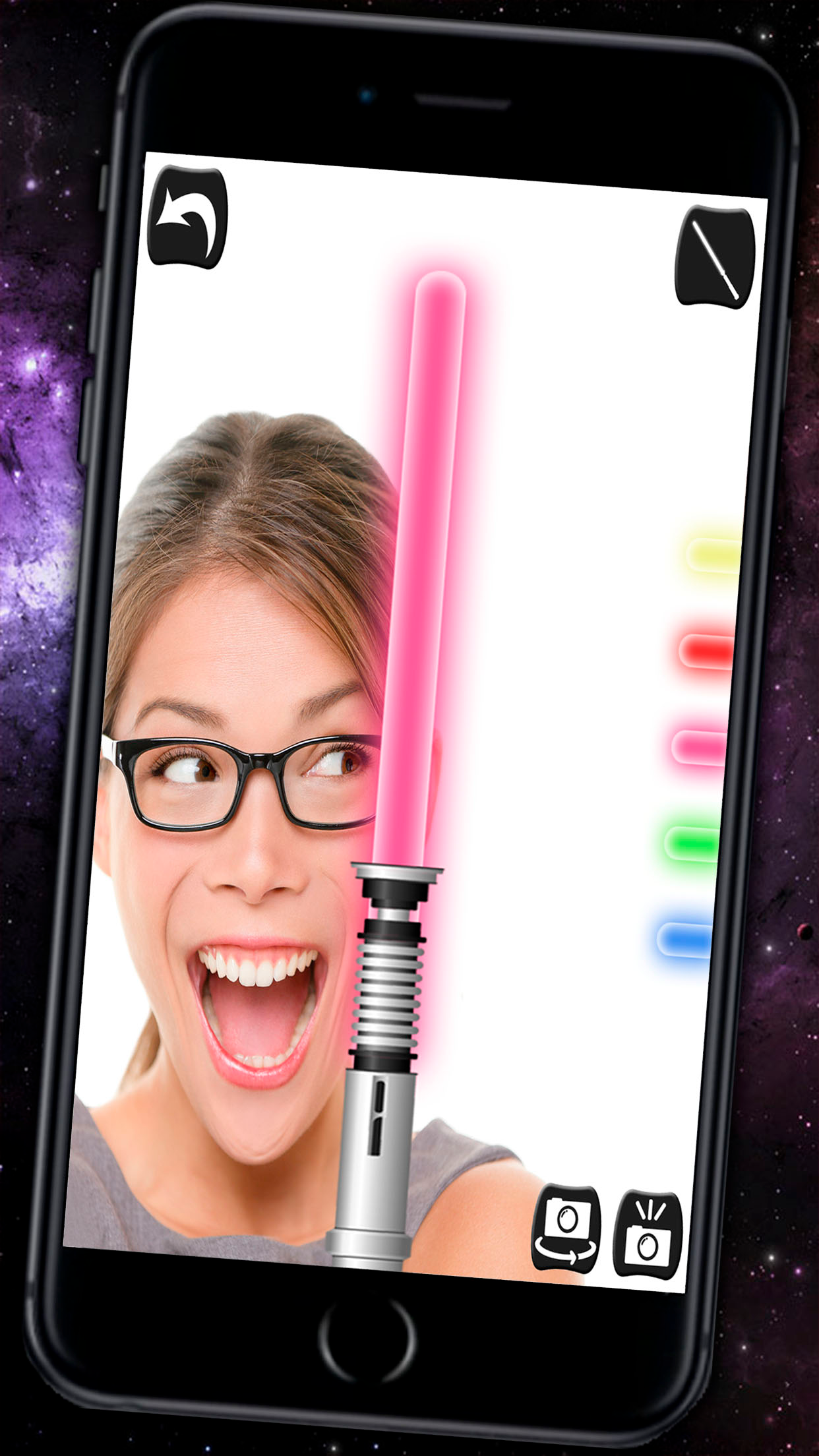 Jedi Lightsaber - Laser sword with sound effects screenshot 3
