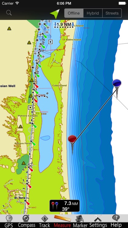 Gulf of Mexico GPS Nautical charts