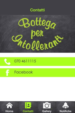 Bottega per Intolleranti Cagliari screenshot 2