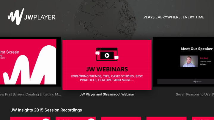 Screenshot #2 pour JW Player TV