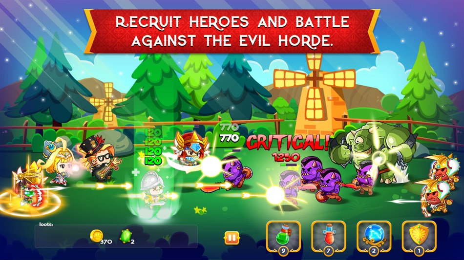 #2. Rise of Heroes (iOS) Podle: Topebox