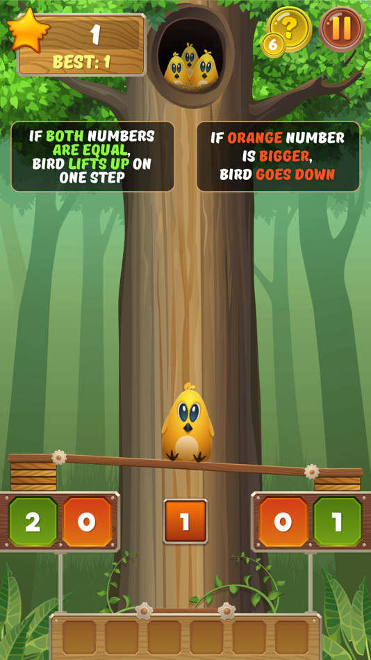#3. Forest Resque - help the bird to return to the nest (iOS) Podle: CherryPie Studio