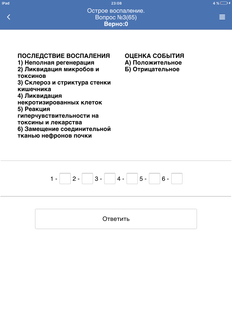 Тесты ПМГМУ