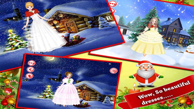 Christmas Beauty Girl Dressup Fun(圖4)-速報App