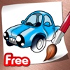 Coloring Sheets Cartoon Cars Free