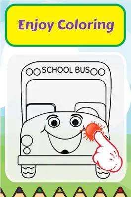 Game screenshot Coloring My ABC School Bus - Alphabet hack