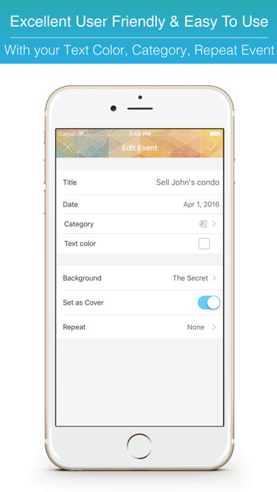 Keeping Task Master Project Planner & Date Reminder Countdown Widget iPhone screenshot 5 - Business app