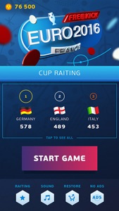 Free Kick - Euro 2016 Edition France screenshot #5 for iPhone