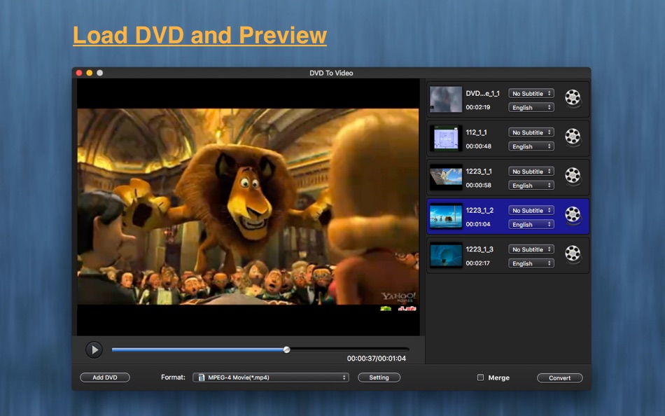 DVD Ripper Pro HD - Video DVD Converter Copy - 2.3.7 - (macOS)