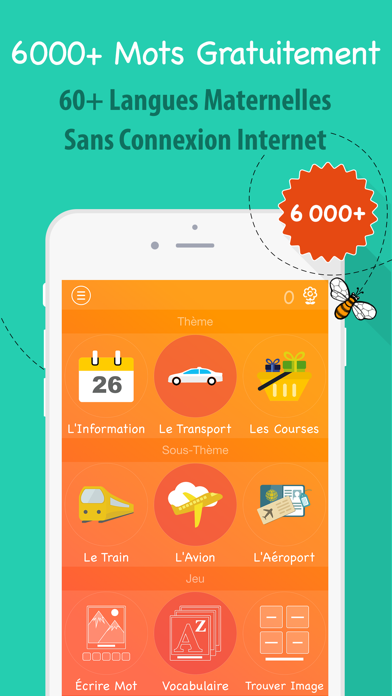 Screenshot #1 pour 6000 Mots - Apprendre le Danois Gratuitement