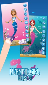 Mermaid Princess Makeover and Dress Up - Fun little fashion salon make.up games screenshot #3 for iPhone