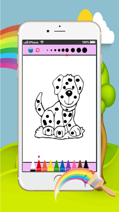 princess pony coloring book and amazing animal : painting for kids free iPhone screenshot