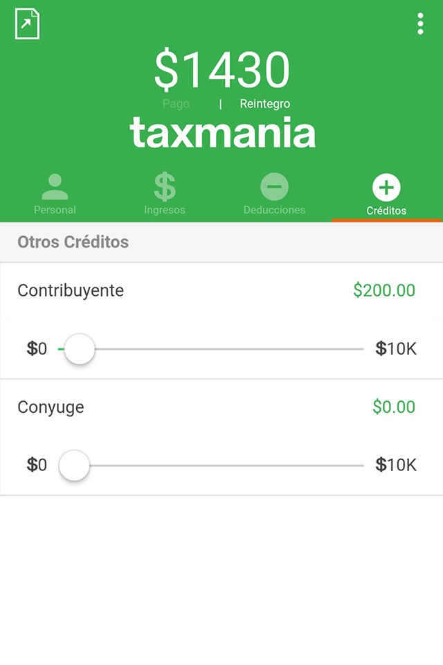 Taxmania Calculadora screenshot 4