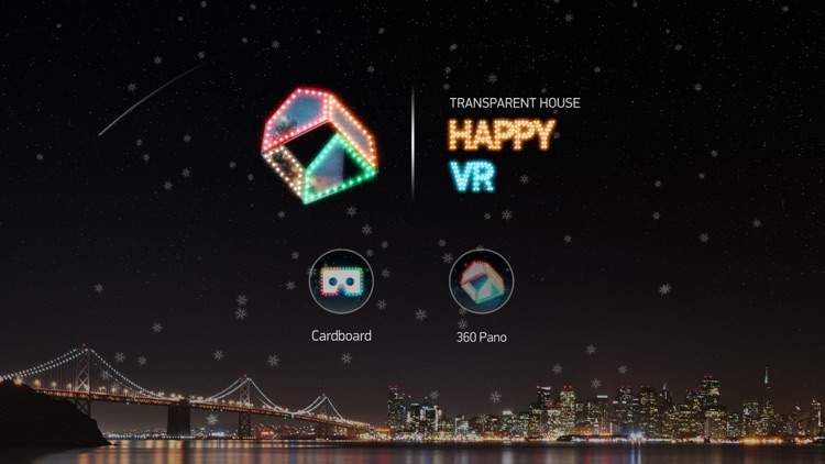 Transparent House Happy VR: Celebrate the Holidays in Immersive VR