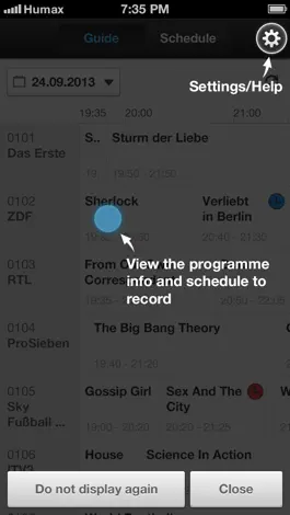 Game screenshot HUMAX TV Guide mod apk