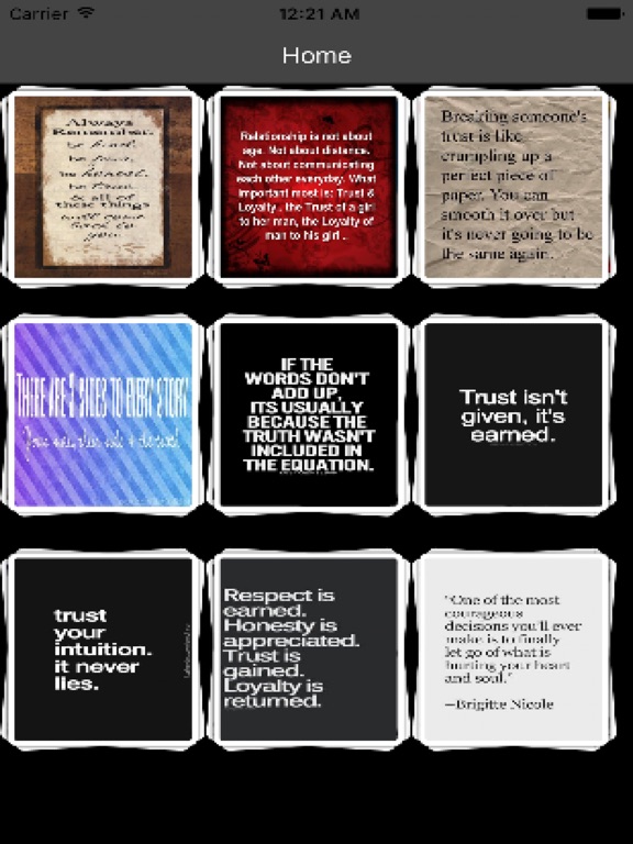 Screenshot #5 pour Trust Quotes